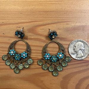 Vintage Liz Palacious post drop earrings